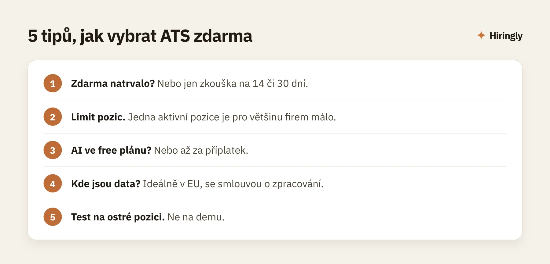 5 tipů, jak vybrat ATS zdarma
